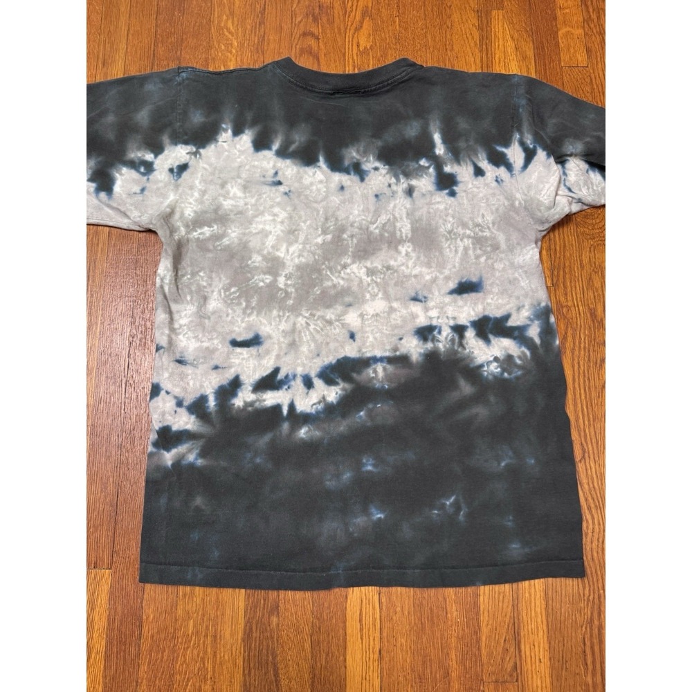 Vintage Oakland Raiders Tie Dye Splash Mens Medium T-Shirt Single Stitch NFL - Picture 8 of 9
